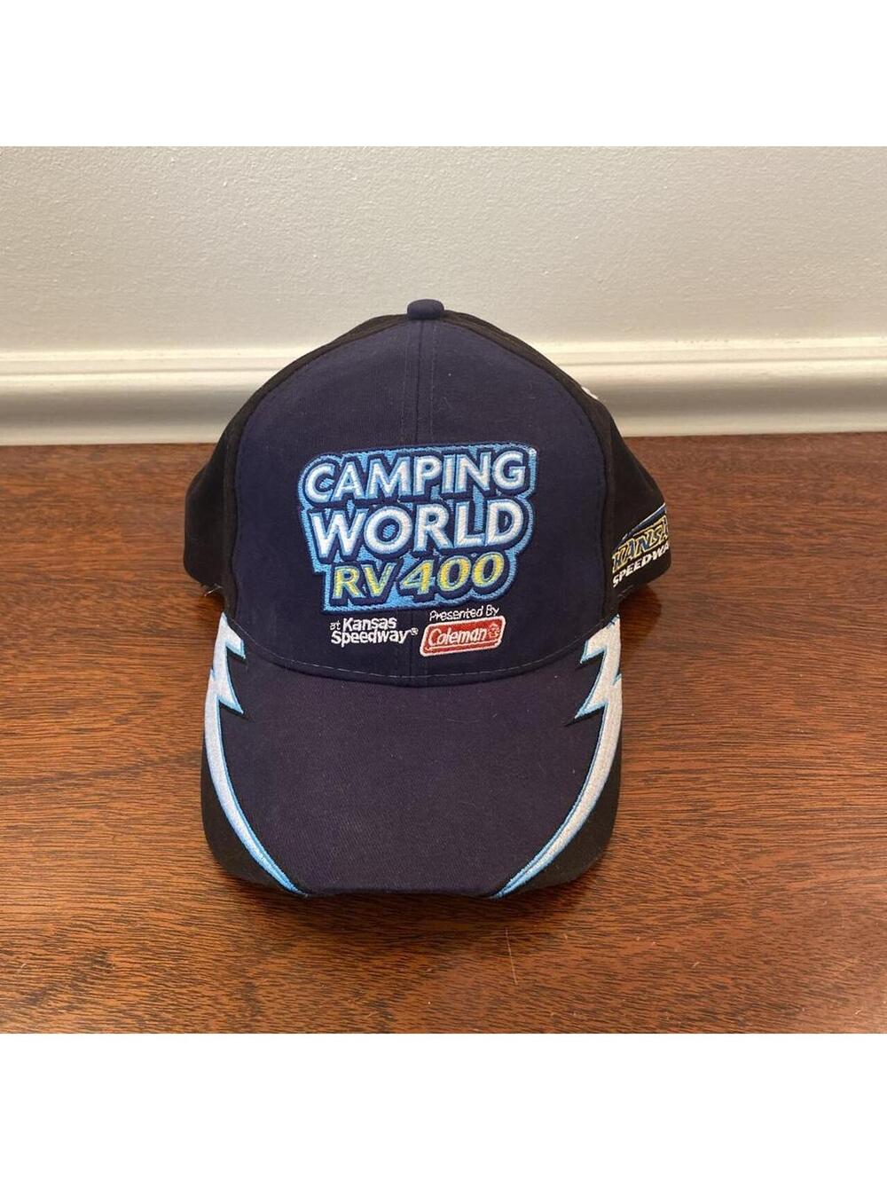 NASCAR Men's Black and Blue Hat